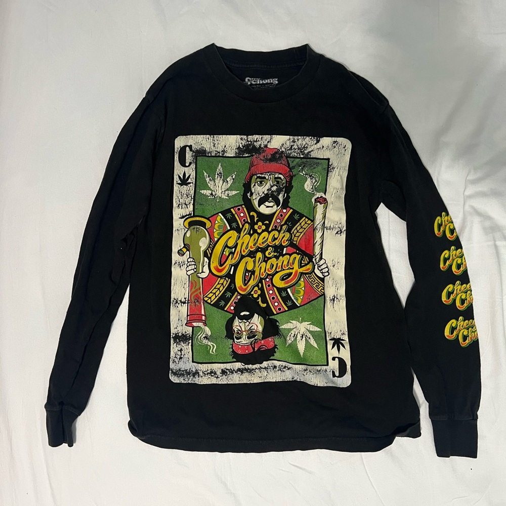 Cheech & Chong Black Long Sleeve Tee